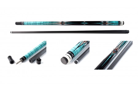 Кий / пул 2-pc "Winner Carbon - 018" (черно-синий)