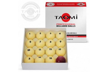 Шары TAO-MI PROFESSIONAL 68 мм Желтый биток Шары TAO-MI PROFESSIONAL 68 мм Желтый биток