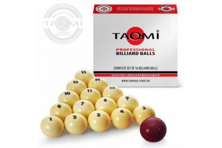Шары TAO-MI PROFESSIONAL 68 мм Желтый биток Шары TAO-MI PROFESSIONAL 68 мм Желтый биток