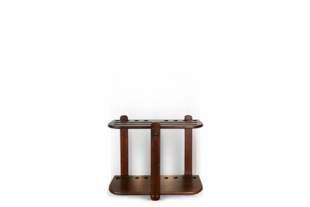 Киевница напольная с полочкой, ясень/дуб