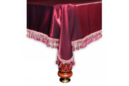 ПОКРЫВАЛО ВЕНЕЦИЯ 9ФТ ШЁЛК БОРДОВОЕ