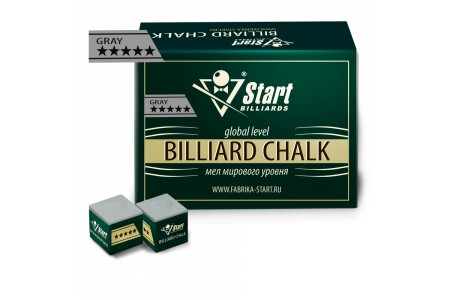 Мел Startbilliards 5 звезд серый (144шт)