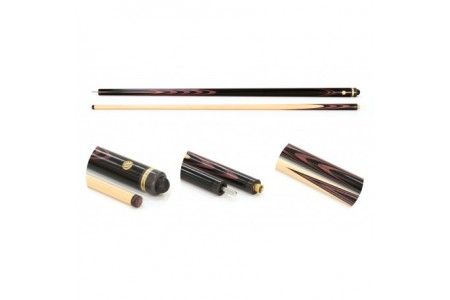 Кий / пирамида 2-pc "Классика" (черный граб, амарант) 13 запилов