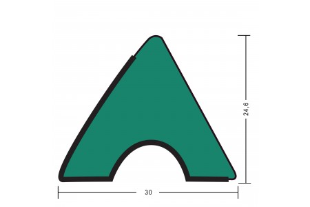 Резина для бортов standard pool k-66 122см 7-9фт