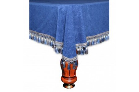 ПОКРЫВАЛО ВЕНЕЦИЯ 7ФТ ВЕЛЮР СИНЕЕ