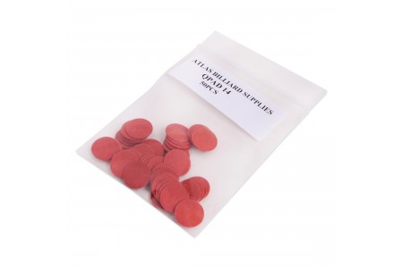 ФИБРА ДЛЯ КИЯ ATLAS Ø14ММ H1ММ КРАСНАЯ 50ШТ.