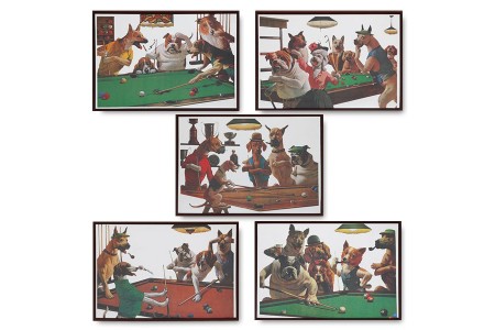 НАБОР ЗЕРКАЛЬНЫХ ПАННО DOGS 49X35СМ 5ШТ. НАБОР ЗЕРКАЛЬНЫХ ПАННО DOGS 49X35СМ 5ШТ.